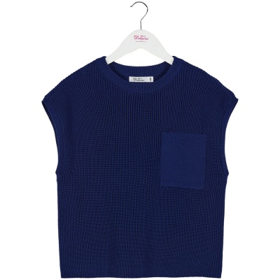 Жилет школьный Deloras 63950M синий 01